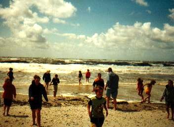 am Strand